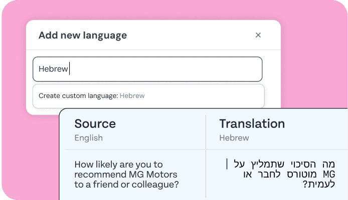 Übersetzung in Muttersprache